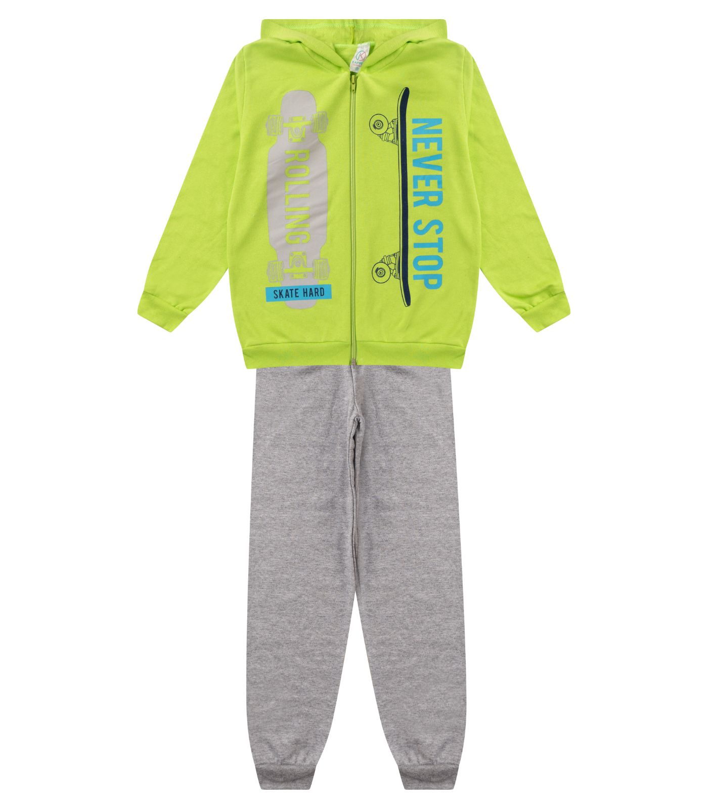 Conjunto Infantil Menino Com Jaqueta Select Amarelo 12