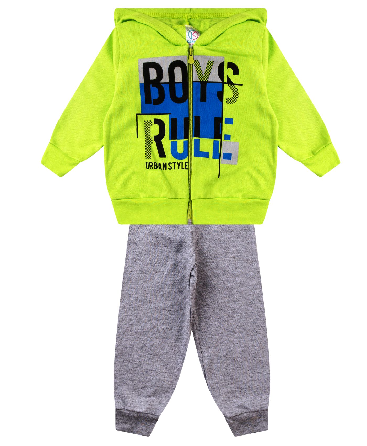 Conjunto Infantil Menino Com Jaqueta Select Amarelo 3