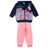 Conjunto Infantil Menina Com Jaqueta Kappes Azul 3