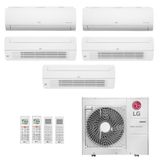 Ar-condicionado Multi Split Inverter Lg 48.000 (2x Evap Hw 9.000 + 3x Evap Cassete 1 Via 18.000) Quente/frio 220v