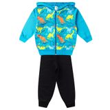 Conjunto Infantil Menino Com Jaqueta Select Azul 3