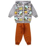 Conjunto Infantil Menino Com Jaqueta Select Cinza 2