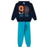 Conjunto Infantil Menino Com Jaqueta Select Azul 10