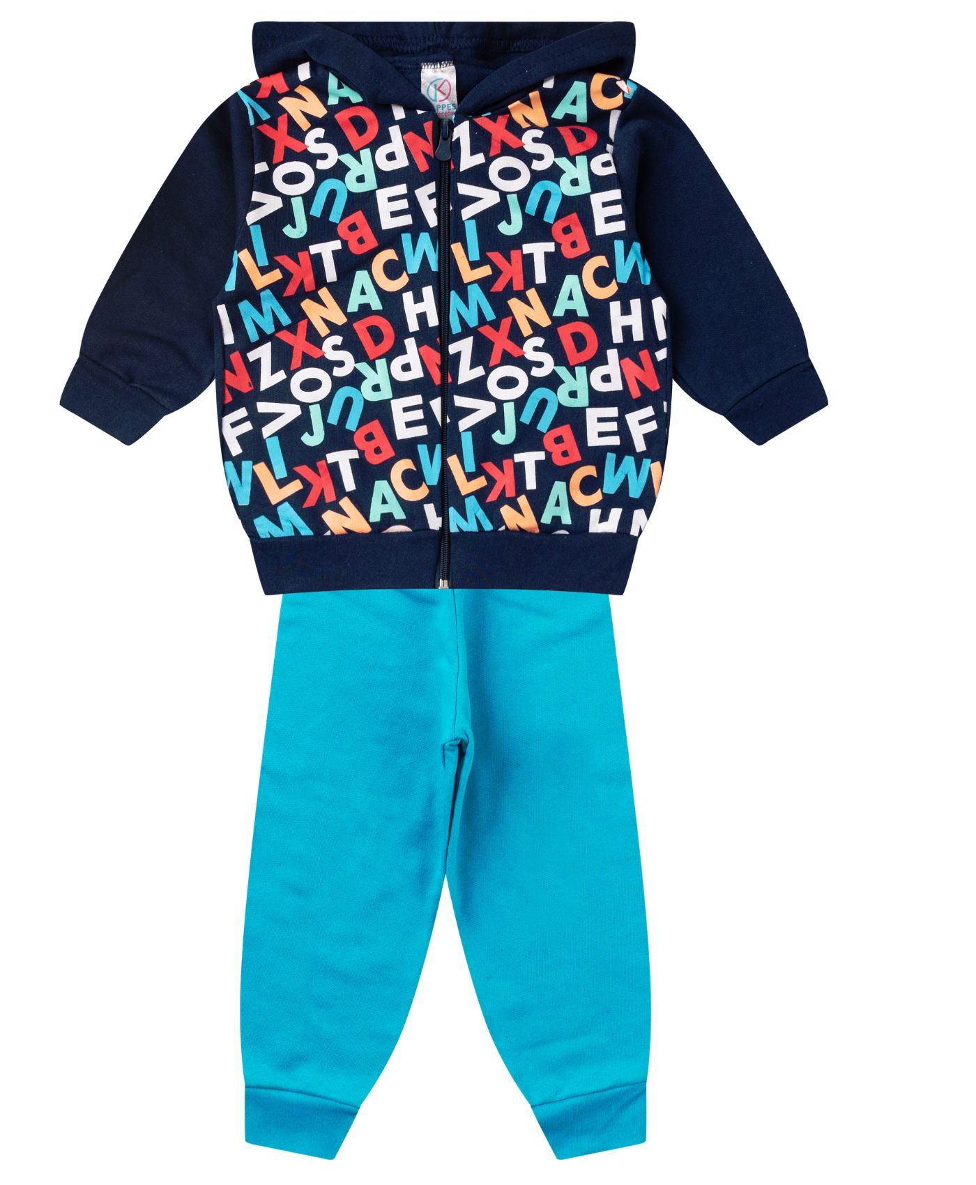 Conjunto Infantil Menino Com Jaqueta Select Azul 2