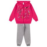 Conjunto Infantil Menina Com Jaqueta Select Rosa 6