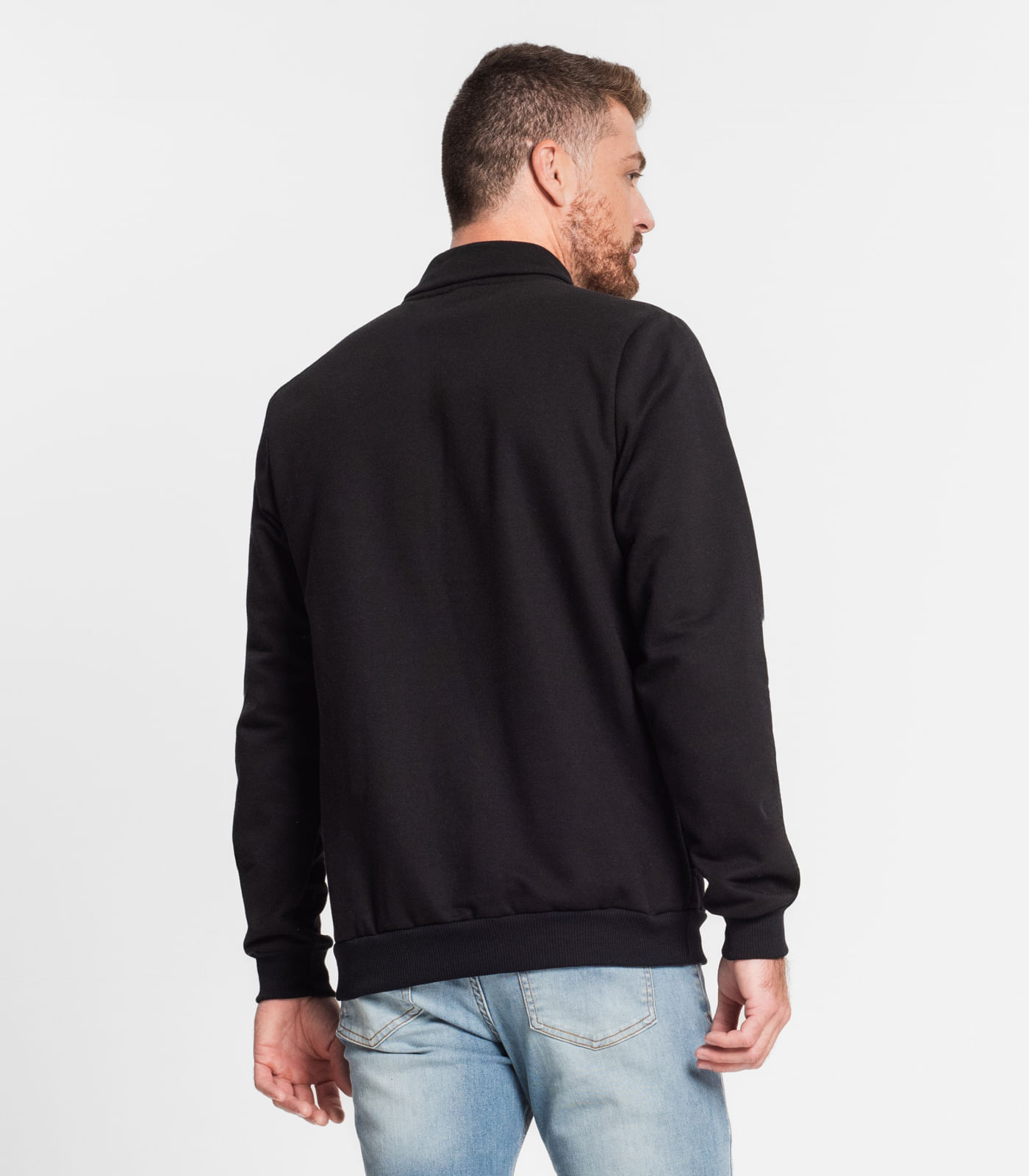 Jaqueta Masculina Em Moletom Rovitex Preto G Carrefour