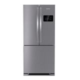 Geladeira Brastemp Frost Free Side Inverse 3 Portas 554 Litros Cor Inox  Bro85ak - 127v