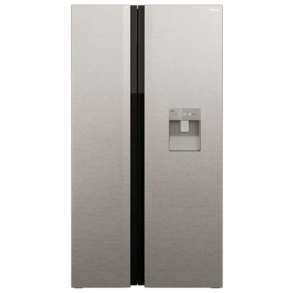 Refrigerador Side By Side Philco 486l Inox Eco Inverter Prf504id [cor: Inox - Voltagem: 110v]