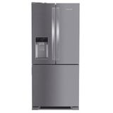 Geladeira Brastemp Frost Free French Door Água E Gelo Na Porta 515 Litros Cor Inox - Brh85ak 110v