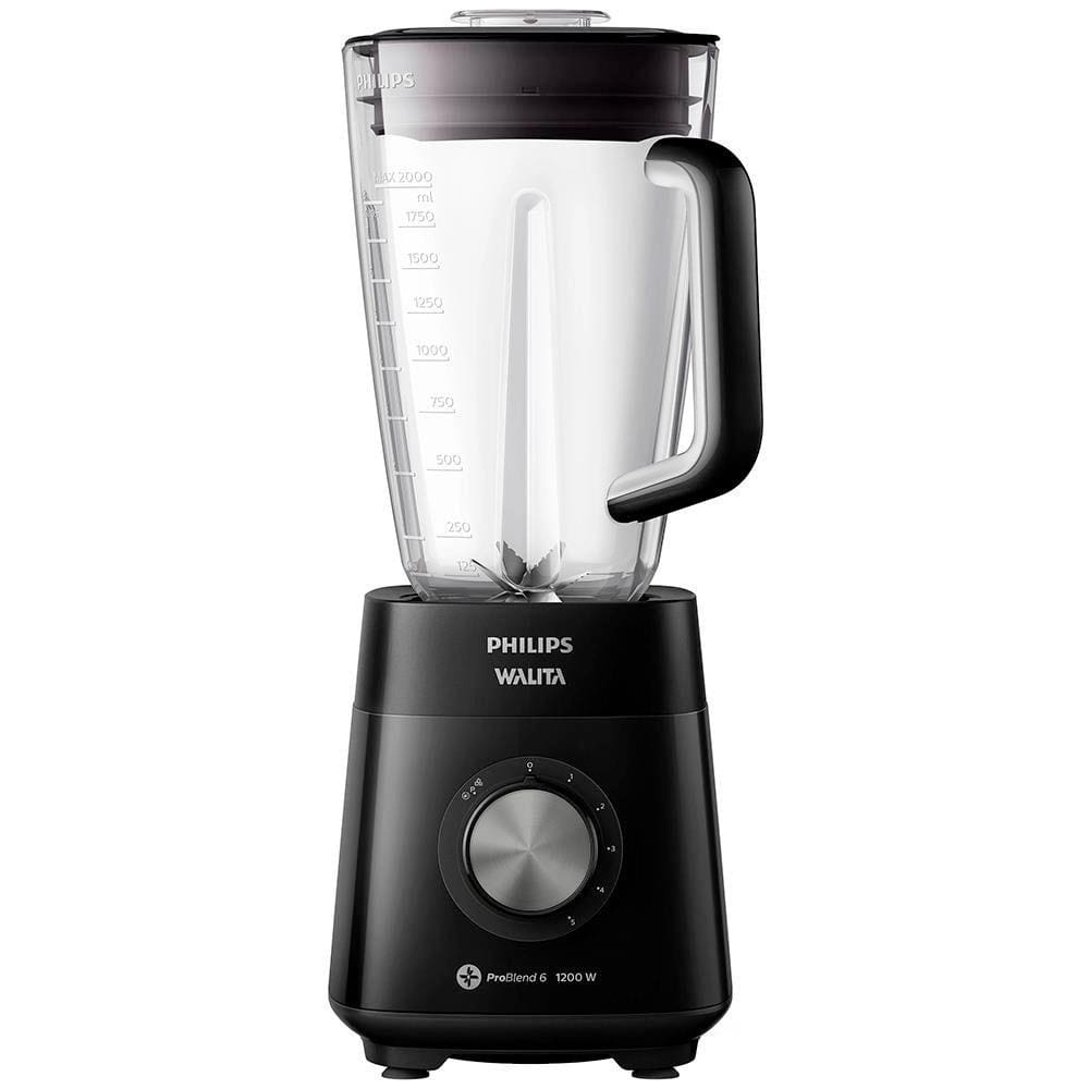 Liquidificador Philips Walita 1200w Com 5 Velocidades Ri2240/90 Preto 220v