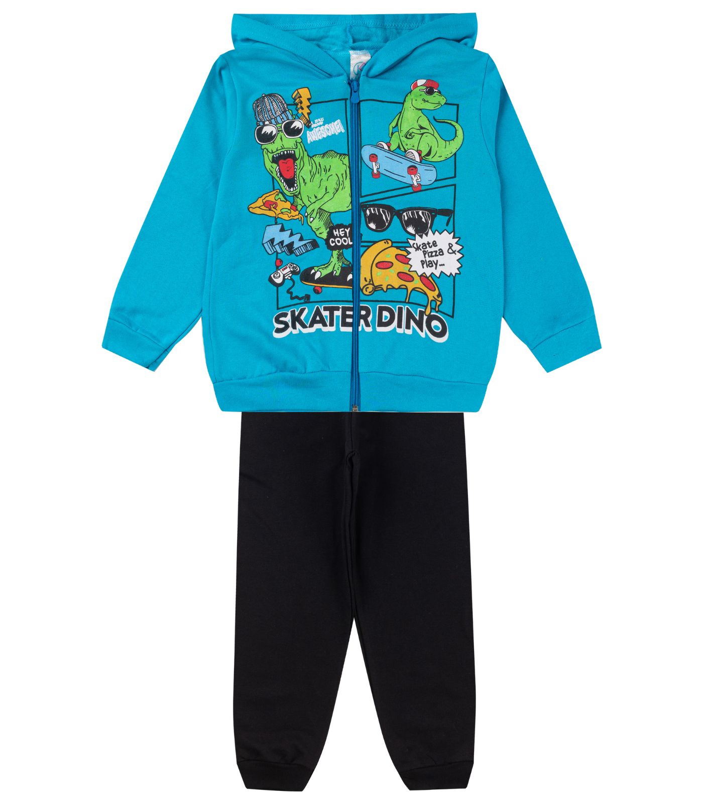 Conjunto Infantil Menino Com Jaqueta Select Azul 4