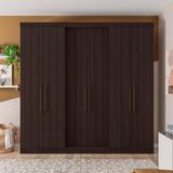 Guarda Roupa Napoli Up Com 6 Portas, 4 Gavetas E 4 Prateleiras Bartira