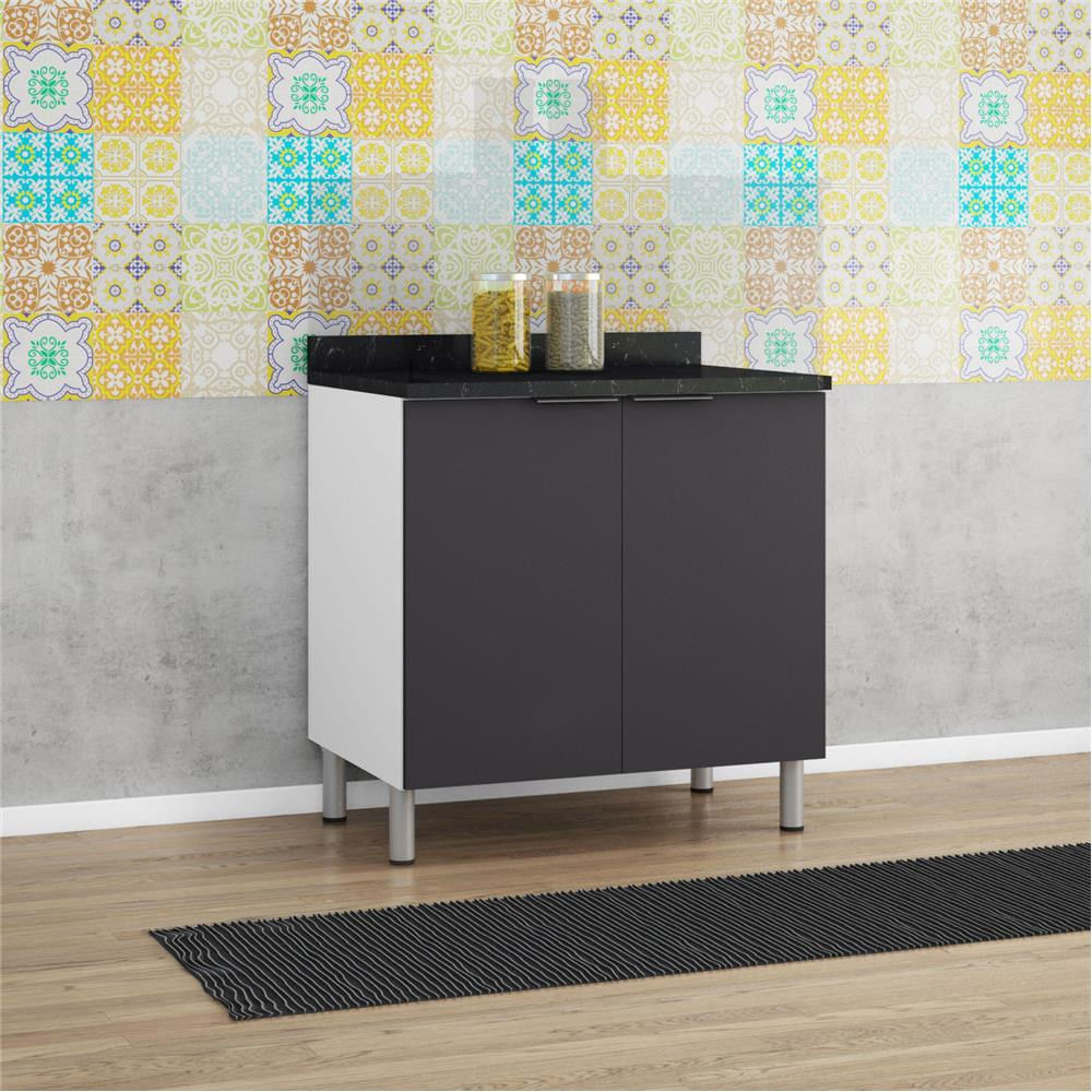 Balcão Duplo Rubi Com 2 Portas E 1 Prateleira Bartira