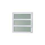 Janela De Alumínio Basculante 60x40cm Vidro Mini Boreal Elite Brimak Branco