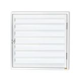 Porta de Alumínio Abrigo 60x80cm para Água e Gás 1 Folha sem Ventilação Anodizado Brilhante Brimak Branco