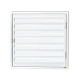 Porta de Alumínio Abrigo 60x60cm para Água e Gás 1 Folha sem Ventilação Anodizado Brilhante Brimak Branco