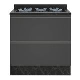 Balcão Cooktop Bartira Linea 5 Bocas com Gaveta e Porta