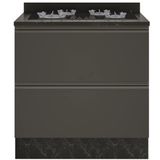 Balcão Cooktop Bartira Linea 4 Bocas 1 Gaveta com Porta