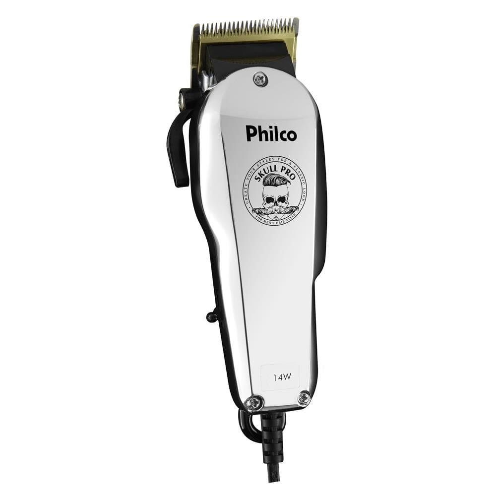 Máquina De Cortar Cabelo Philco Pcr05s 6 Pentes