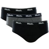 Kit Cueca Mash Slip De Algodão 3 Peças