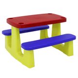 Mesa Infantil De Atividades Tramontina Playground Pic-nic Em Polipropileno Colorido