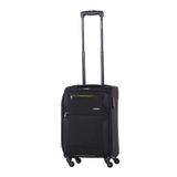 Mala De Viagem Grande Expansível Poliester Samsonite Bahia Cadeado Tsa Rodas 360 Preta