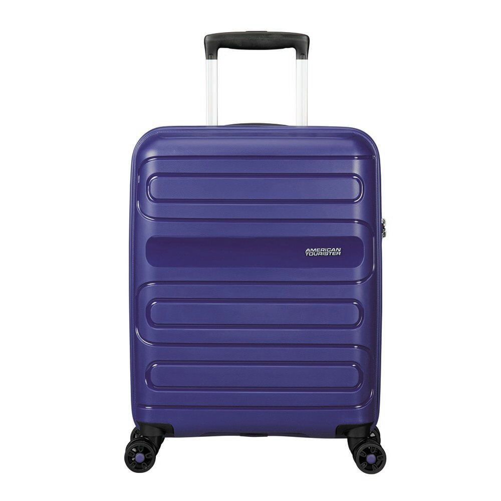 Mala De Bordo Pequena Em Polipropileno American Tourister Sunside Cadeado Tsa Azul