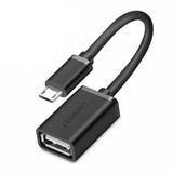 Adaptador Micro Usb Para Usb A Fêmea Ugreen Macho 15cm Preto