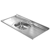 Pia De Cozinha A03 120cm Com Cuba Inox - Doce Sonho Móveis