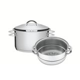 Cuscuzeira Solar 16 Cm 1,8 L Em Aço Inox Fundo Triplo