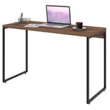 Mesa De Escritório Escrivaninha 120cm Dynamica Industrial C08 Nogal