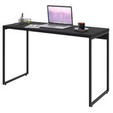 Mesa De Escritório Escrivaninha 120cm Dynamica Industrial C08 Preto Ônix