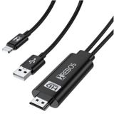 Adaptador Usb-c Hdmi Hdtv Hs-153 Cabo Aipone Espelhar