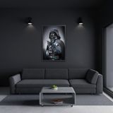 Quadro Darth Vader 90x60 Cm Adesivo Fotográfico