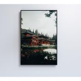 Quadro Templo Japonês 60x90 Cm Adesivo Fotográfico