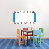 Lousa Quadro Branco Em Pvc Infantil 62x40 Cm - Pocoyo - Ref 09