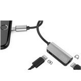 Adaptador Iphone 2x1 Lightning Carregador E Microfone