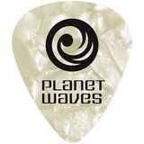 Palheta Para Guitarra De Celuloide 1cwp2-10 - Branco Pérola