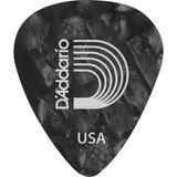 Palheta Para Guitarra De Celuloide 1cbkp4-10 - Preto Pérola