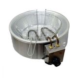 Fritadeira Elétrica Em Inox Tacho De Alumínio 1600w 110v 3l
