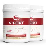 Kit 2 V-fort - Intenso Pré Treino 240g Frutas Vermelhas