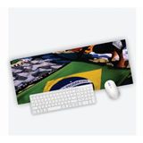 Mouse Pad Grande Gamer Brasil E Praia