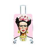 Capa Protetora Para Mala Viagem Personalizada Média Frida