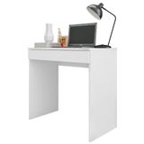 Mesa Para Computador Escrivaninha 1 Gaveta Alexia Branco