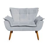 Namoradeira Opala Suede Cinza Castanho