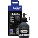 Garrafa Com Refil De Tinta Preta Brother 6.5k Btd60bk