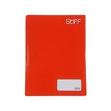 CADERNO BROCHURAO COST 96FLS STIFF JANDAIA VERMELHO - 00063-11