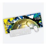 Mouse Pad Grande Gamer Bola Futebol Brasil