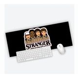 Mouse Pad Grande Gamer Bonecos Stranger Things