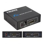 Splitter Divisor Hdmi Hdcp 1 Entrada 2 Saídas Fullhd 1x2 3d